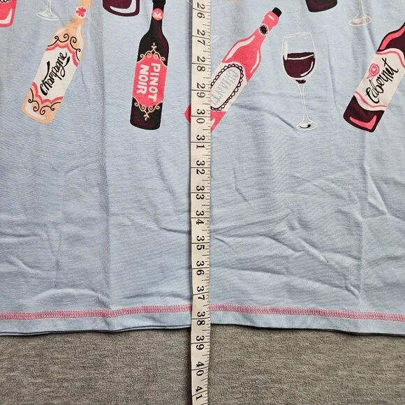 Little Blue House Women's Graphic Short Sleeve Sleepshirt One Size NEW - Picture 5 of 9